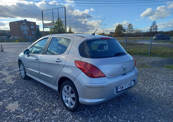 Peugeot 308 cena 10500 przebieg: 221205, rok produkcji 2009 z Zelów małe 92